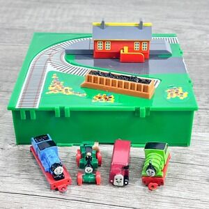 ERTL Thomas the Train Playset with Miniature Diecast Engines & Cars 1 Section